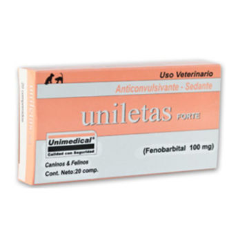 Imagen de UNILETAS 100 MG - 20 Comprimidos