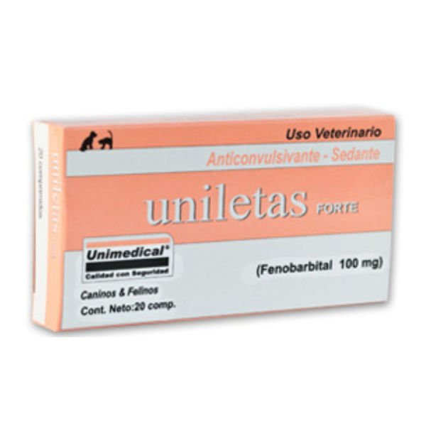 Imagen de UNILETAS 100 MG - 20 Comprimidos