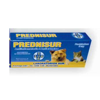 Imagen de Prednisur 5 mg - 10 comprimidos