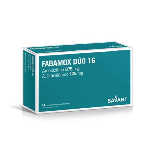 Imagen de Fabamox Duo 1g 14 Comprimidos