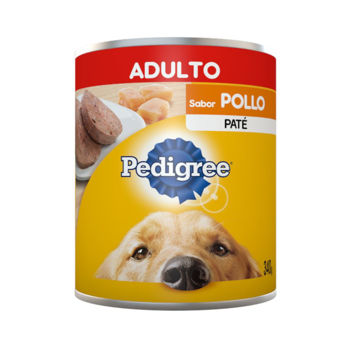 Imagen de Snack Lata Paté PEDIGREE Perro Adulto Sabor Pollo 340 grs
