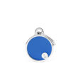 Imagen de Chapita Círculo S Azul Basic Handmade