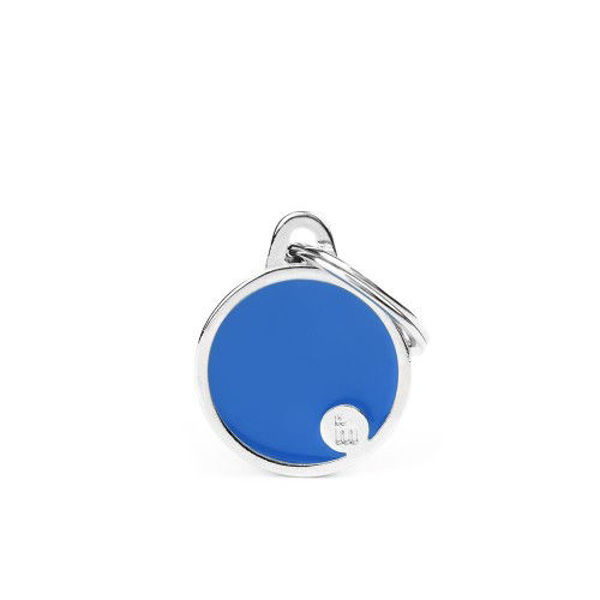 Imagen de Chapita Círculo S Azul Basic Handmade