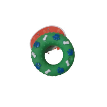 Imagen de Juguete Para Perro DOG TOYS Dona Verde De Goma Con Chifle