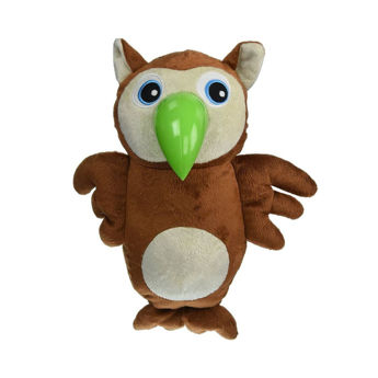 Imagen de Juguete Para Perro MPETS Peluche Búho William Owis Squeak Toy