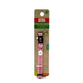 Imagen de COLLAR PARA GATO ABRE FACIL ANIMAL PLANET BRILLO