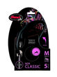 Imagen de Correa Para Perro FLEXI New Classic 5 mts Color Negro Talle M