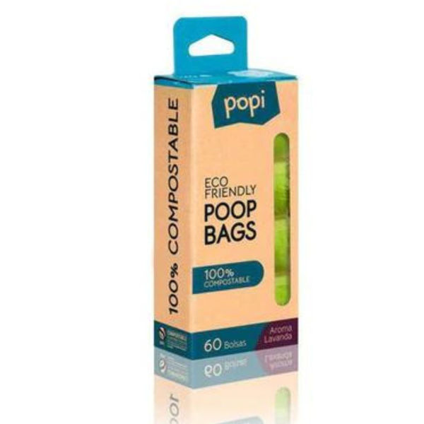Imagen de Bolsas Compostable POPI - 60 Bolsas