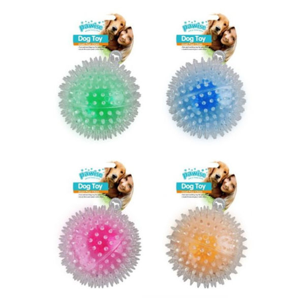 Imagen de Juguete Para Perro PAWISE Pelota Con Luces Flash Bouncer S