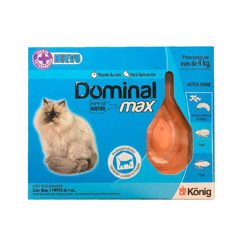 Imagen de Pipeta Antipulgas DOMINAL MAX Gato - Mayor a 4 kg
