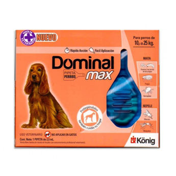 Imagen de Pipeta Antipulgas DOMINAL MAX Perro 10 a 25 kg