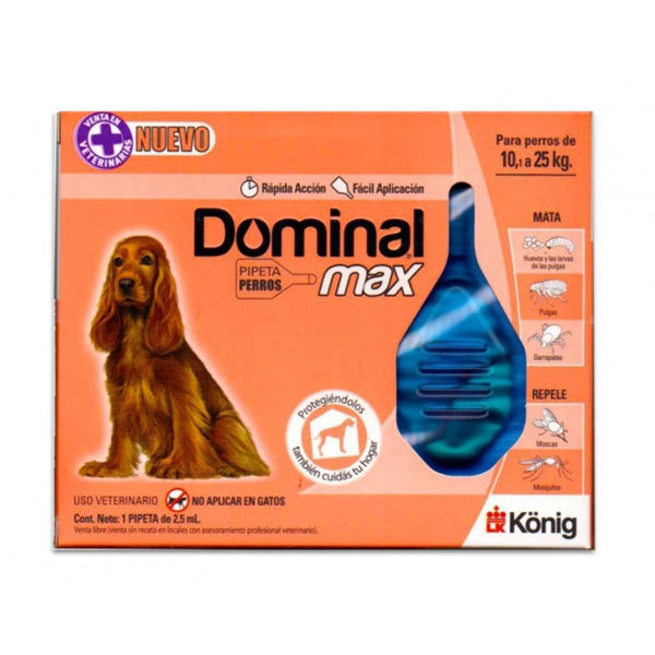 Imagen de Pipeta Antipulgas DOMINAL MAX Perro 10 a 25 kg