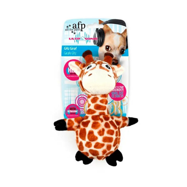 Imagen de Juguete Para Perro AFP Peluche Girafa Ultrasonic Sin Chifle