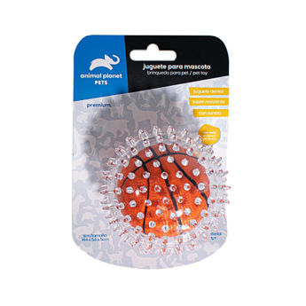 Imagen de Juguete Para Perro ANIMAL PLANET Pelota Con Pinchos Fútbol/Basquetbol/Beisbol - 9 cm