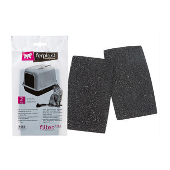 Imagen de Filtro Para Baño Cerrado FERPLAST Clear Cat 10 - 2 unidades
