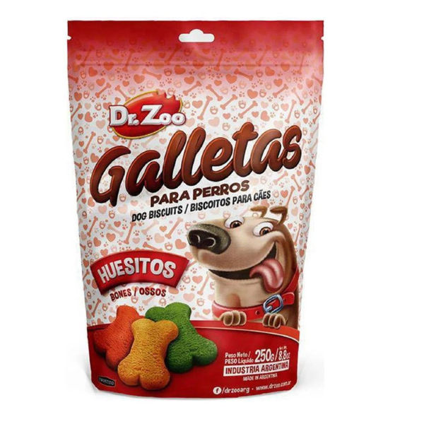 Imagen de Snack Galletas Huesitos DR ZOO 250grs