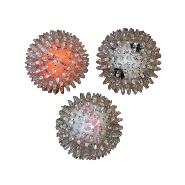 Imagen de Juguete Para Perros LILI MASCOTA Pelota Deportes Con Capa Pinchos De Goma