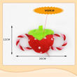 Imagen de Juguete Para Perro Peluche Frutilla Con Cuerda ABT-493