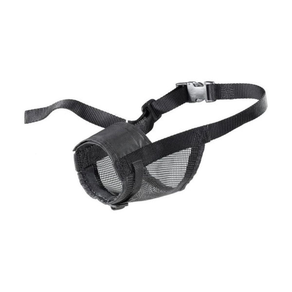 Imagen de Bozal Para Perro FERPLAST Muzzle Net Color Negro - Talle XXL