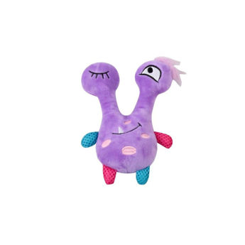 Imagen de Juguete Para Perro PAWISE Peluche Monstruo Little Monster - Color Violeta