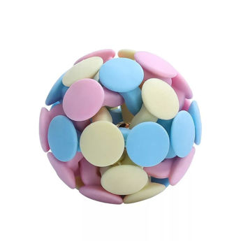 Imagen de Juguete Para Gato LILI MASCOTA Pelota Atomo BA-894 Color Pastel
