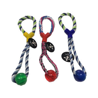 Imagen de Juguete Para Perro LILI MASCOTA Con Agarre y Pelota Mini