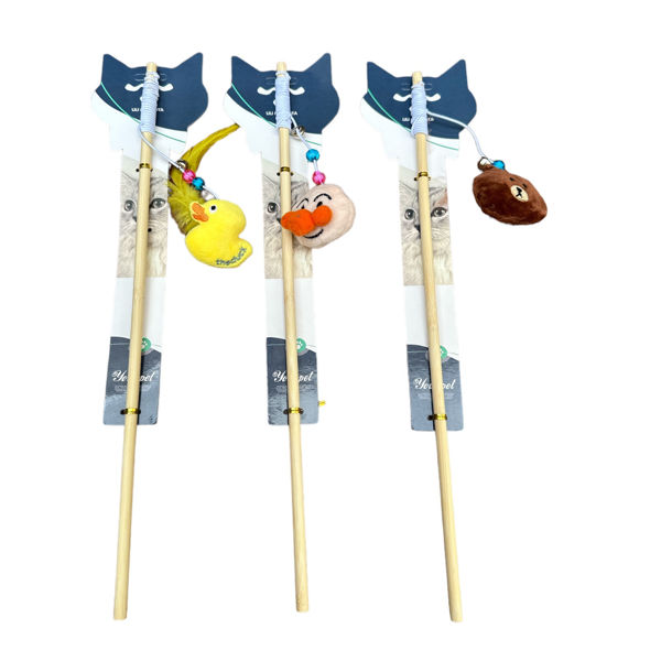 Imagen de Juguete Para Gato LILI MASCOTA Vara Peluches KP-260