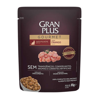 Imagen de Snack Salsa GRANPLUS Gato Cachorro Sabor Pollo 85 gr