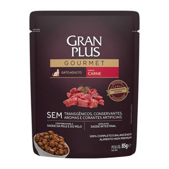 Imagen de Snack Salsa GRANPLUS Gato Adulto Sabor Carne 85grs
