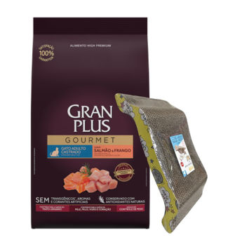 Imagen de Alimento GRANPLUS Gato Gourmet Adulto Castrado Salmón y Pollo 10 kg + Regalo