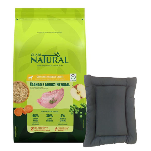 Imagen de Alimento GUABI Perro Cachorro Raza Grande y Gigante Sabor Pollo y Arroz 20 kg + Regalo