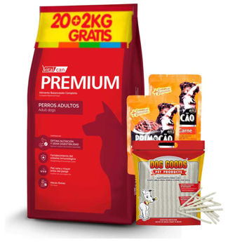 Imagen de Alimento VITALCAN Perro Premium Adulto 20 + 2 kg + Regalo