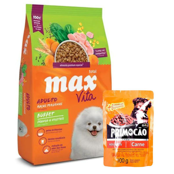 Imagen de Alimento MAX Perro Adulto Buffet Vita Raza Pequeña 3 kg + Regalo