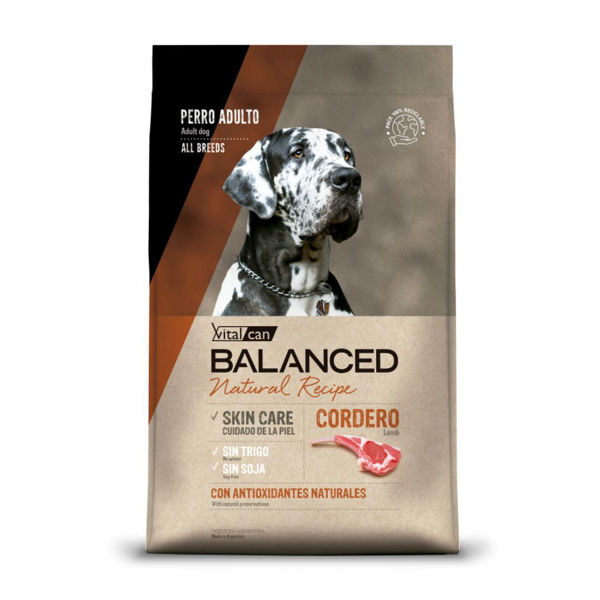 Imagen de Alimento VITALCAN Perro BALANCED Adulto Cordero 15 kg / con avería