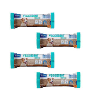 Imagen de Snack Tira Masticable VEGGIEDENT FRESH S Contra el Sarro y Mal Aliento - 4 unidades