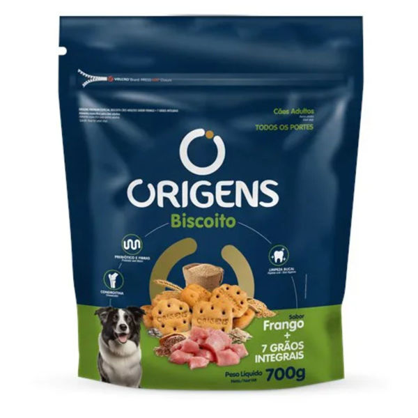 Imagen de Snack Galleta ORIGENS Para Perro Adulto Todas Las Razas Sabor Pollo 700 grs