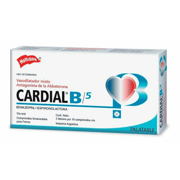 Imagen de Vasodilatador Mixto CARDIAL B5 - 20 Comprimidos