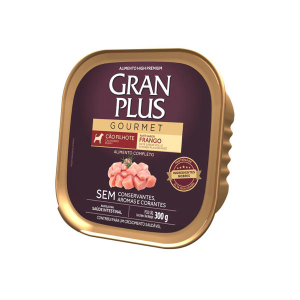 Imagen de Snack Paté GRAN PLUS Perro Cachorro Sabor Pollo 300grs