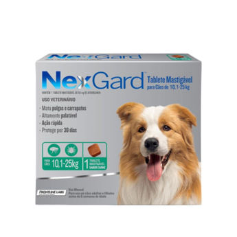 Imagen de Antipulgas y Garrapatas NEXGARD 10 a 25 Kg - 1 Comprimido