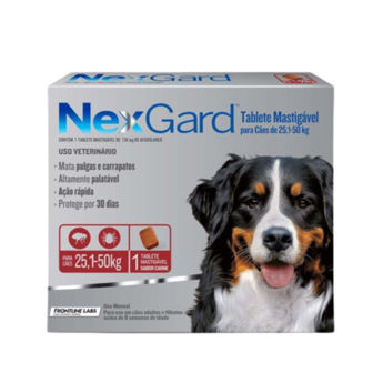 Imagen de Antipulgas y Garrapatas NEXGARD 25 a 50 Kg - 1 Comprimido