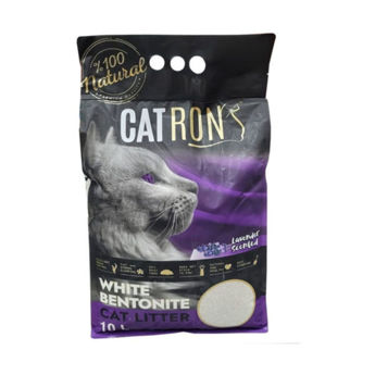 Imagen de Arena Sanitaria Aglomerante CATRON Olor Lavanda 10 Lts / con avería