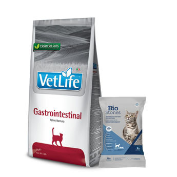 Imagen de Alimento VET LIFE Gato Gastrointestinal 2 kg + Regalo