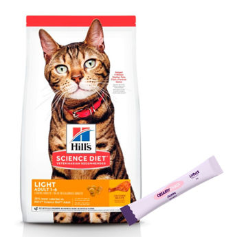 Imagen de Alimento HILLS Gato Light 1,8 kg + Regalo