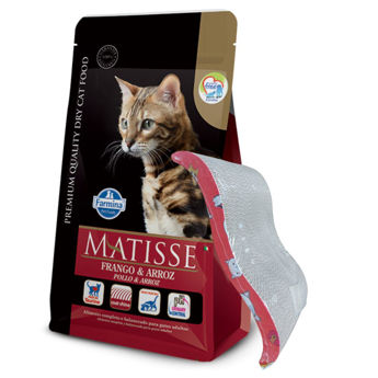 Imagen de Alimento MATISSE Gato Adulto Pollo y Arroz 7,5 Kg + Regalo
