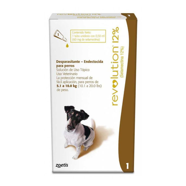 Imagen de Pipeta REVOLUTION Antiparasitario Interno y Externo - Perros de 5 a 10 kg