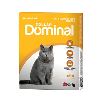 Imagen de Collar Antipulgas DOMINAL Gato