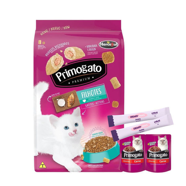 Imagen de Alimento PRIMOGATO Premium Gato Cachorro 10 kg + Regalo