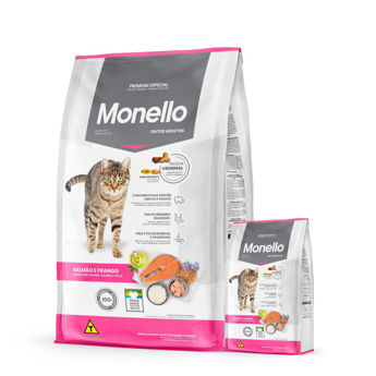 Imagen de Alimento MONELLO Gato Adulto Sabor Salmón y Pollo 7 kg + Regalo