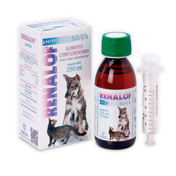 Imagen de Suplemento Alimentario RENALOF PET Solución Oral Perros y Gatos Insuficiencia Renal 150 ml