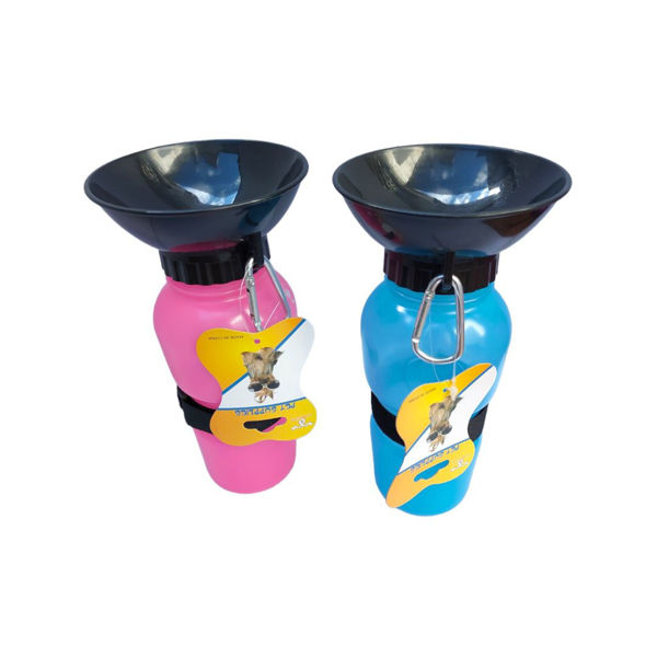 Imagen de Bebedero Portatil Botella Con Plato